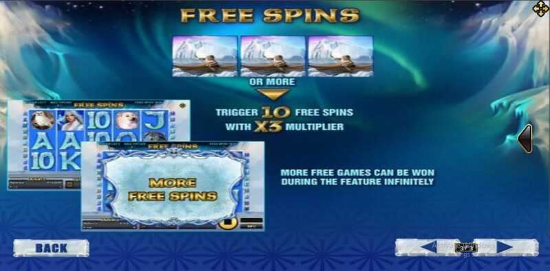 arctic treasure free spin