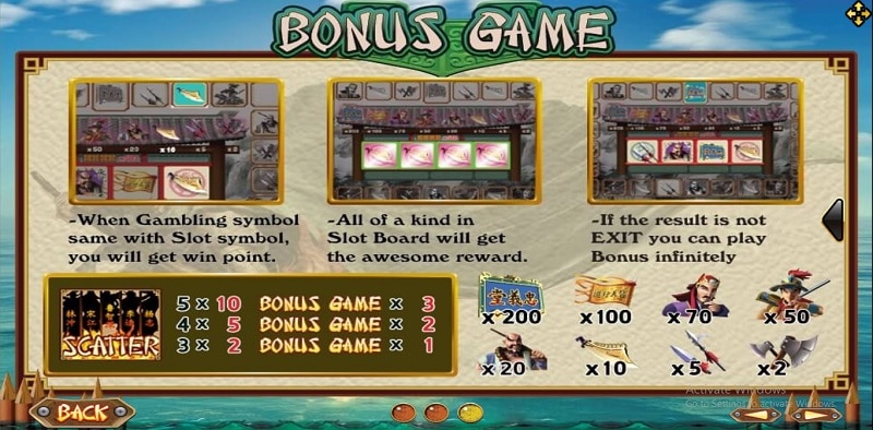 Bonus game