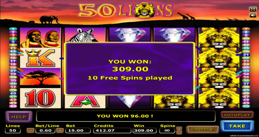 50 lions-joker slot