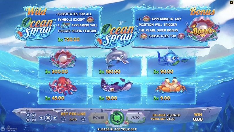 ocean spray-joker gaming